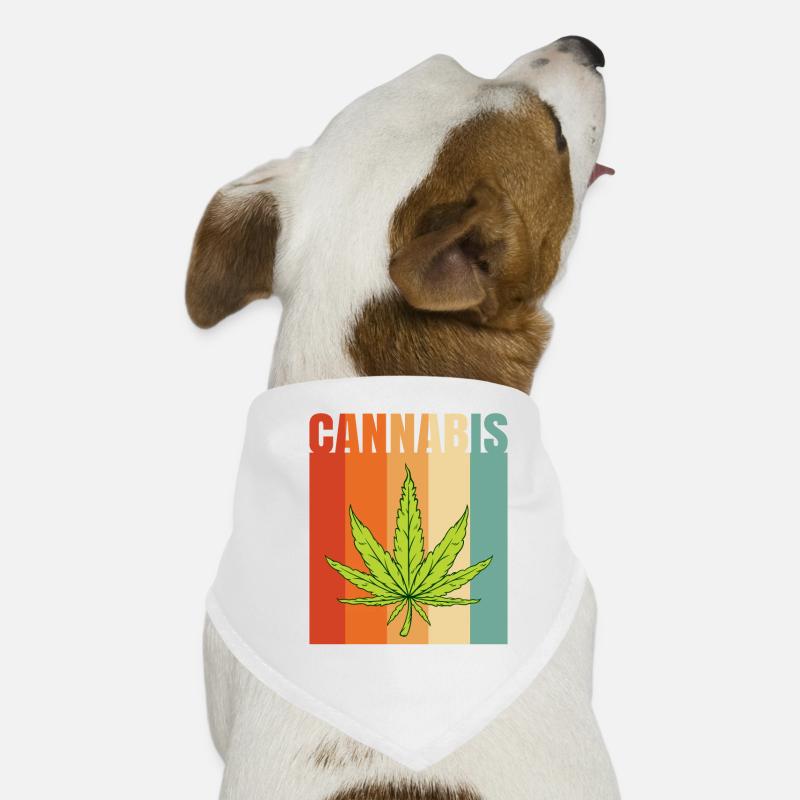 Cannabis Leaf Dog Bandana