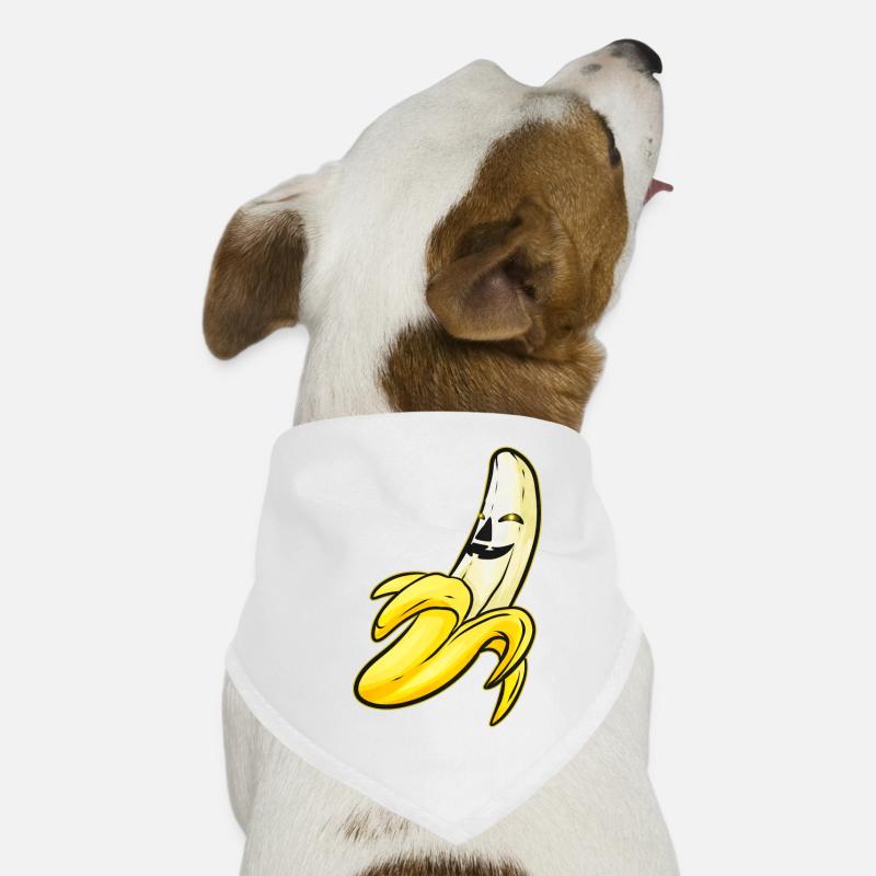 Evil Jack O Lantern Banana Halloween Hunde-Bandana