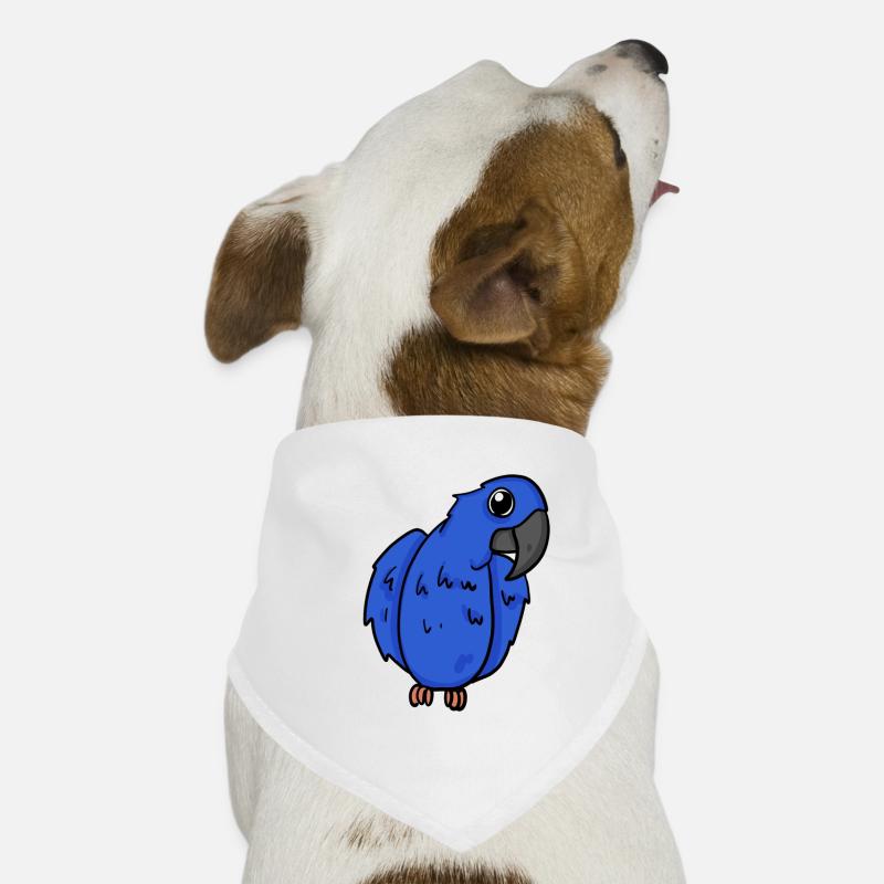 Oiseau perroquet d’ara jacinthe Bandana pour chien