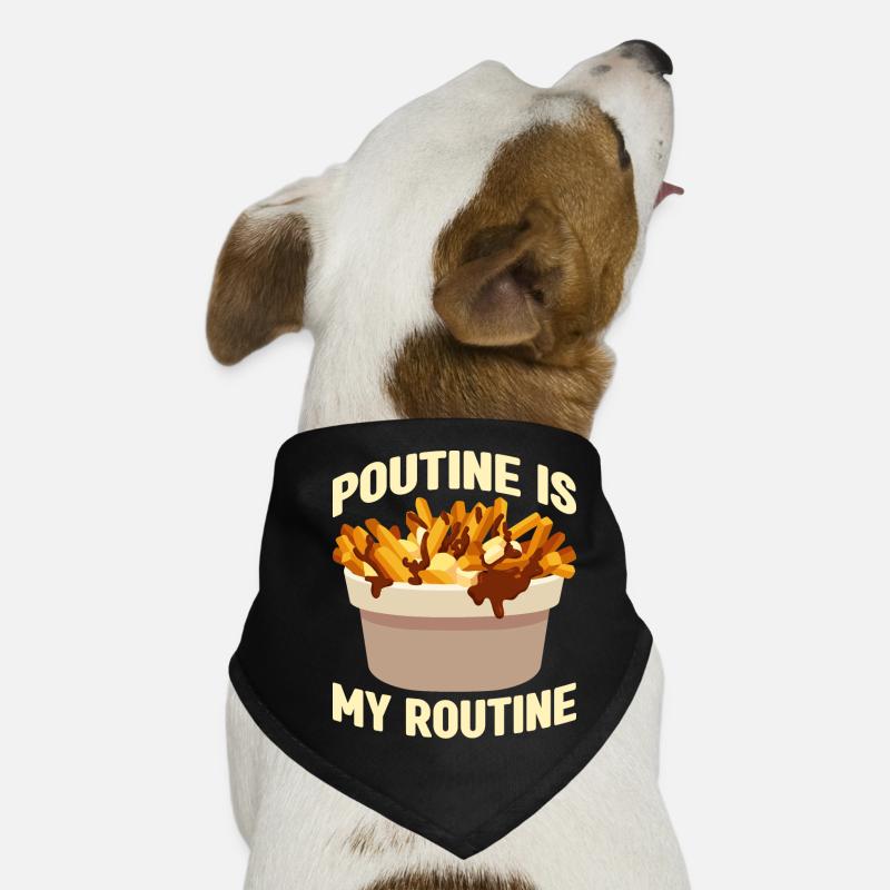 Poutine Canada Fast Food Specialty Dog Bandana