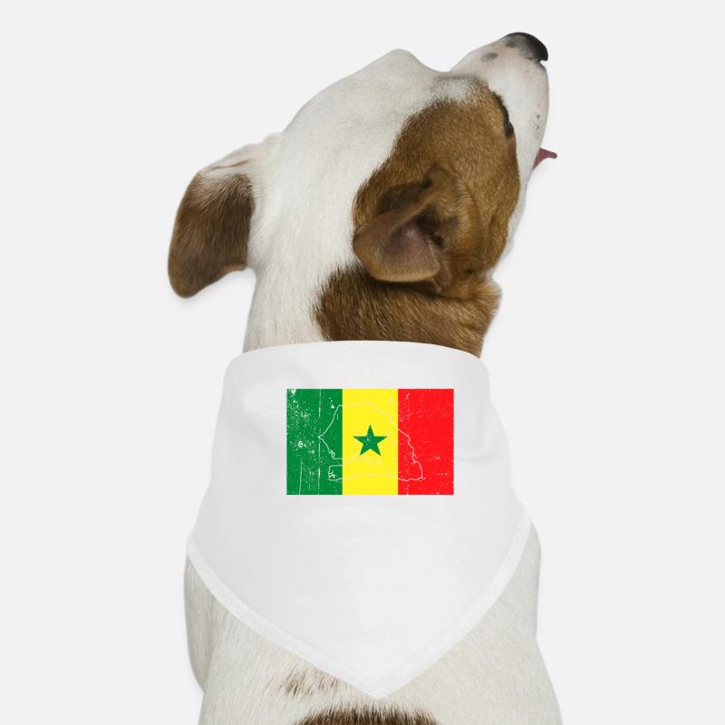 Senegal Flag Dog Bandana