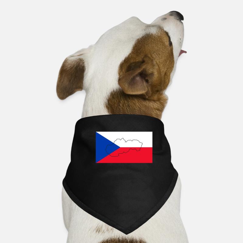 Drapeau de la République tchèque Bandana pour chien