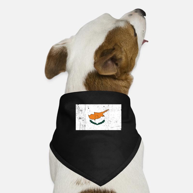 Drapeau de Chypre Bandana pour chien
