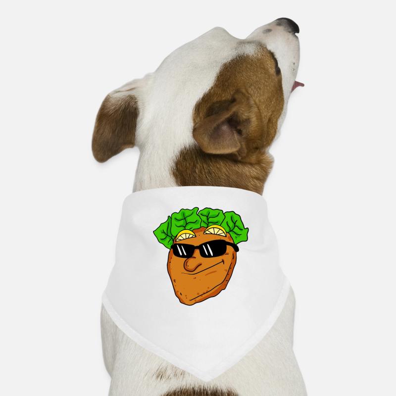 Schnitzel cool avec lunettes de soleil Bandana pour chien