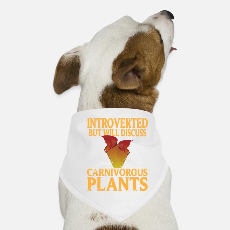 Introverted But Will Discuss Carnivorous Plants Hunde-Bandana