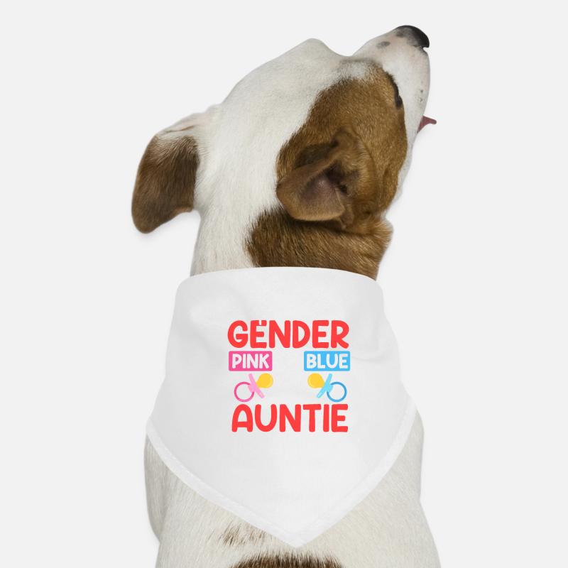 Mädchen Junge Das Geschlecht kennt die Tante Hunde-Bandana