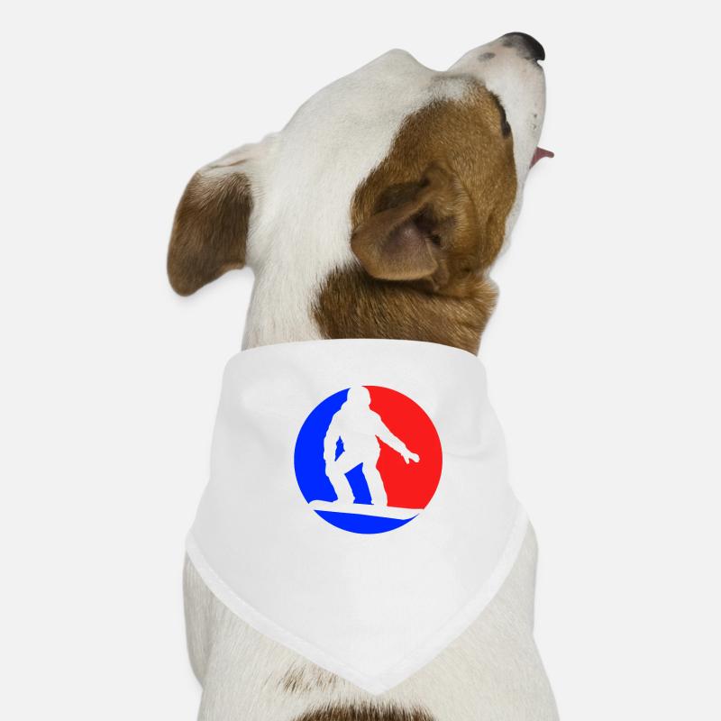 Logo du snowboard Bandana pour chien