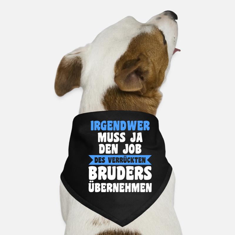 Verrückter Bruder Hunde-Bandana