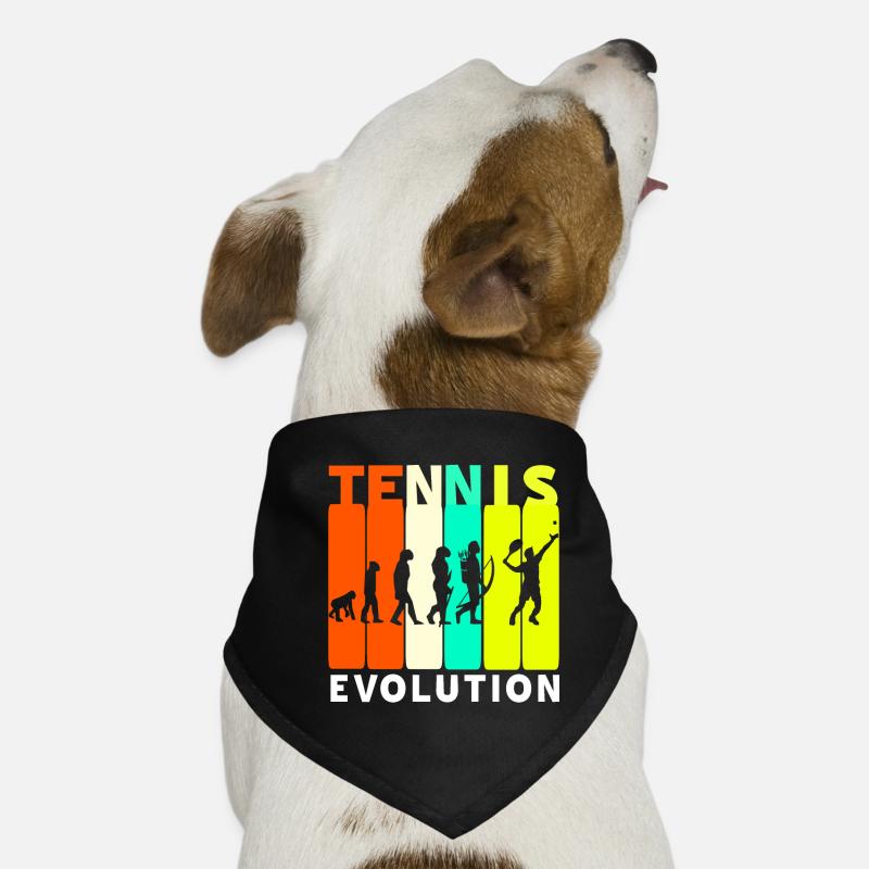 Evolution Of A Tennis Player Retro Funny T-Shirt Dog Bandana