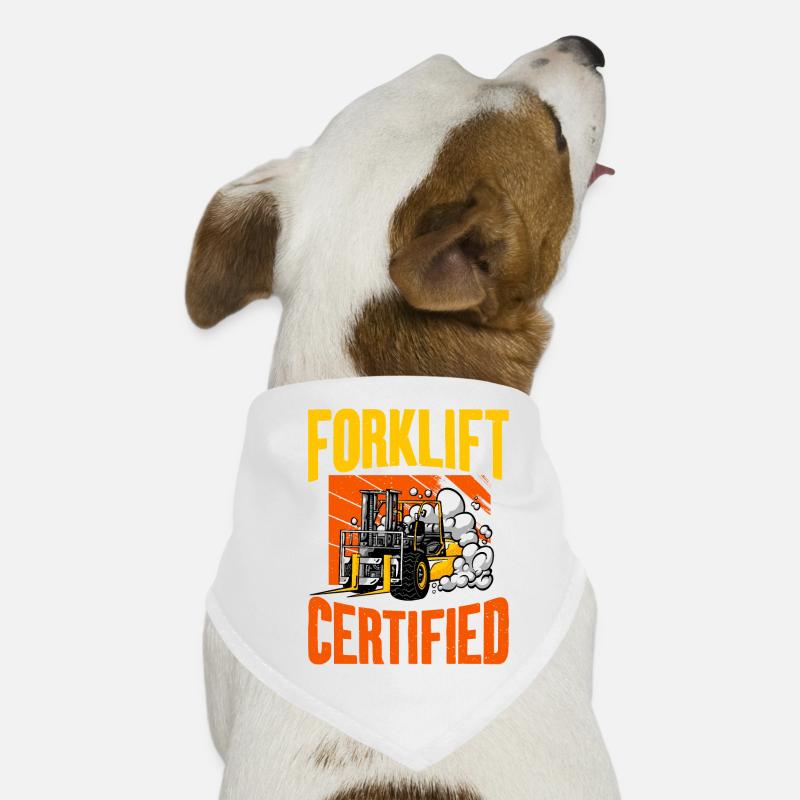 Forklift certified Dog Bandana
