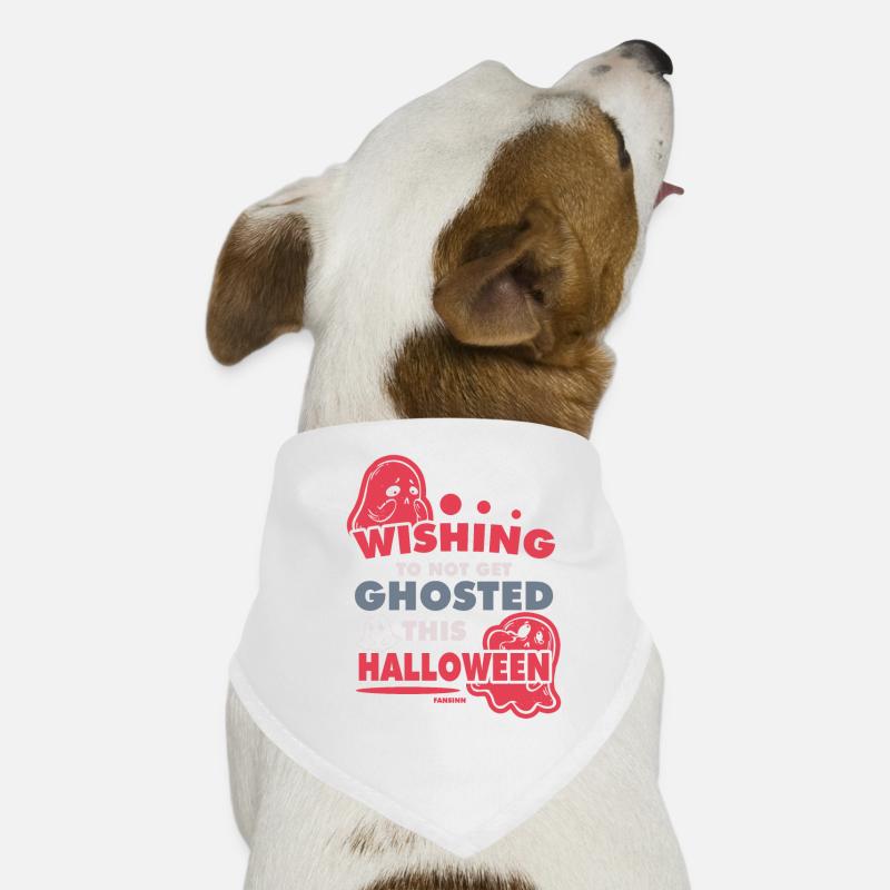 cute spirit on Halloween Dog Bandana