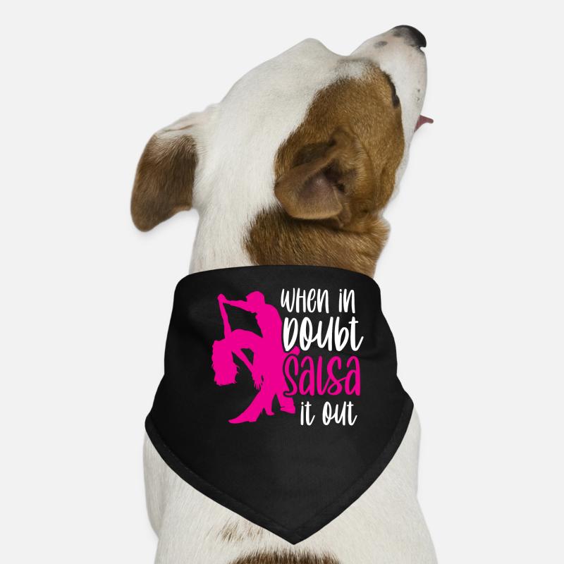 When In Doubt Salsa It Out Danseurs de danse Bandana pour chien