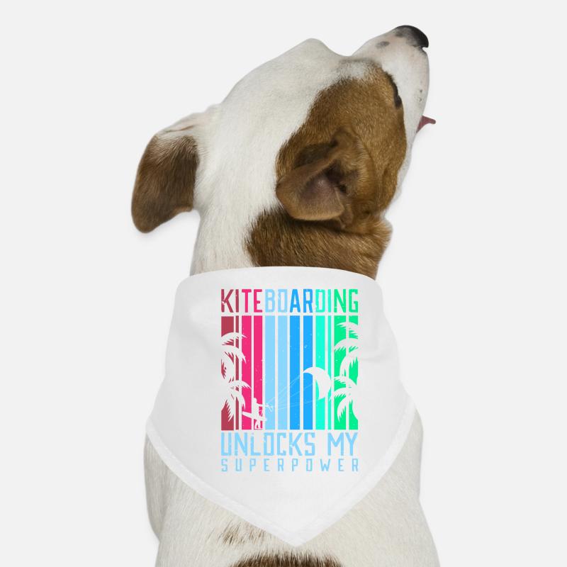 Kiteboarding unlocks my Superpower Lifestyle Hunde-Bandana