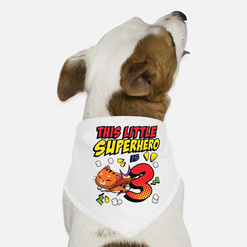 Ce petit super-héros est 3 propriétaires de chat 3. Bandana pour chien