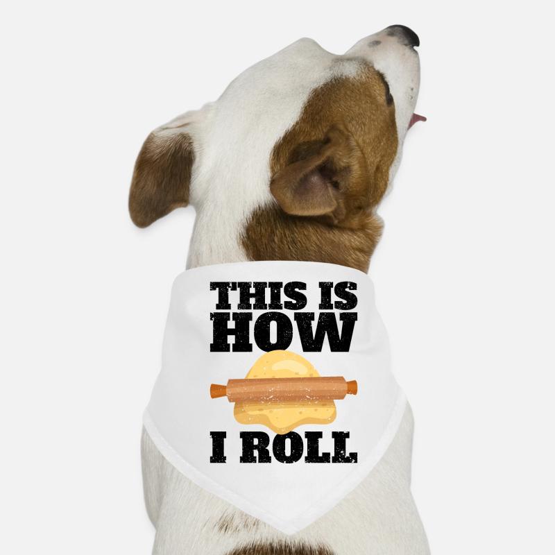 Funny bread baker Dog Bandana