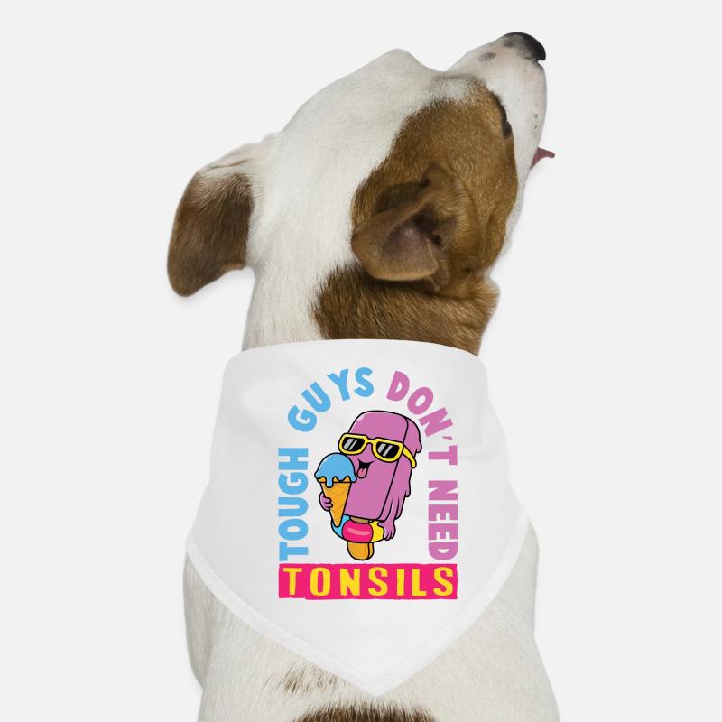 Ice cream logo Summer Soft Ice Cream Gift Idea Dog Bandana