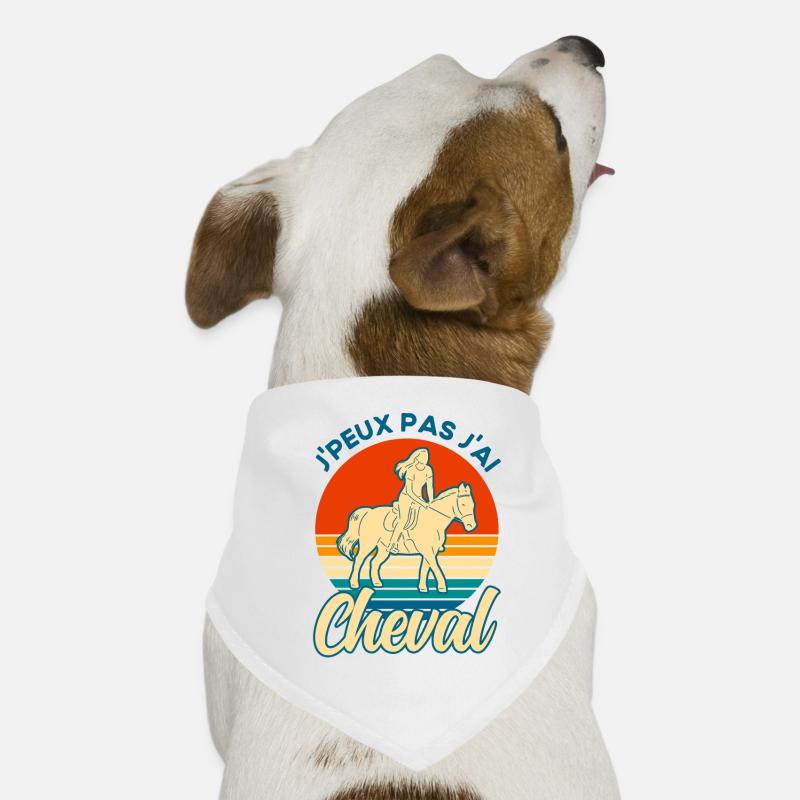 Cavalier Cheval Cavalier Cadeau Bandana pour chien