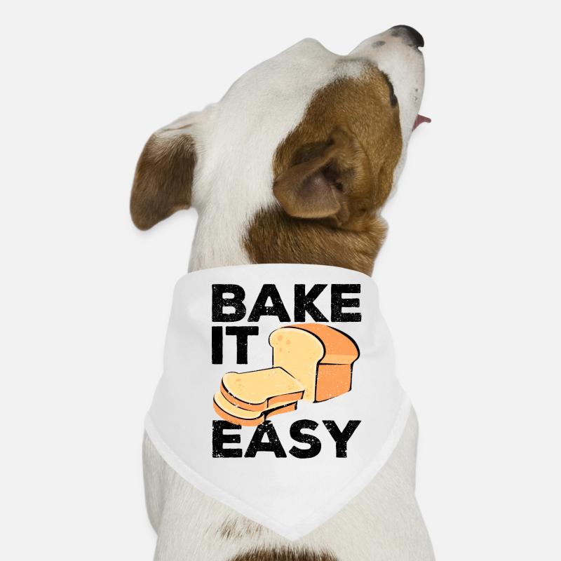 Funny bread baker Dog Bandana