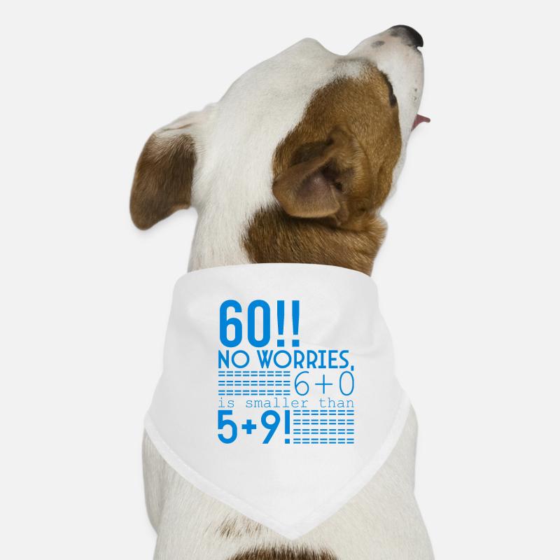 Joyeux 60e anniversaire!!! Bandana pour chien