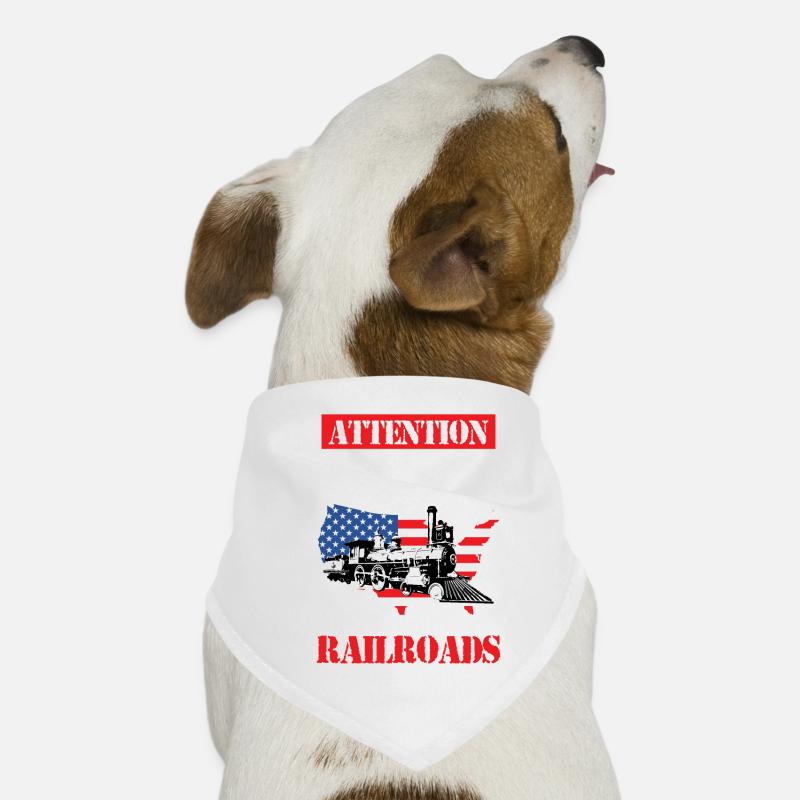 Spontaneously speaking railways Dog Bandana