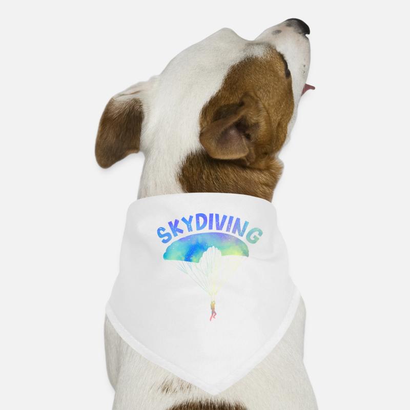 Skydiving Lovers Skydiving Dog Bandana