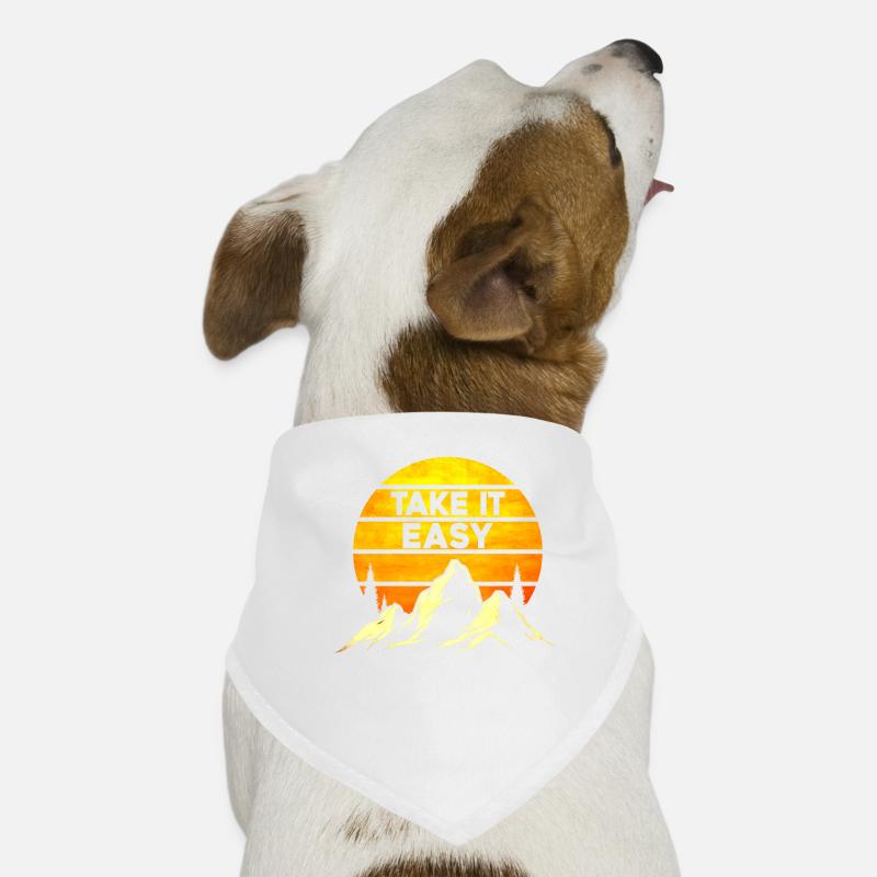 Allez-y doucement Camping Bandana pour chien