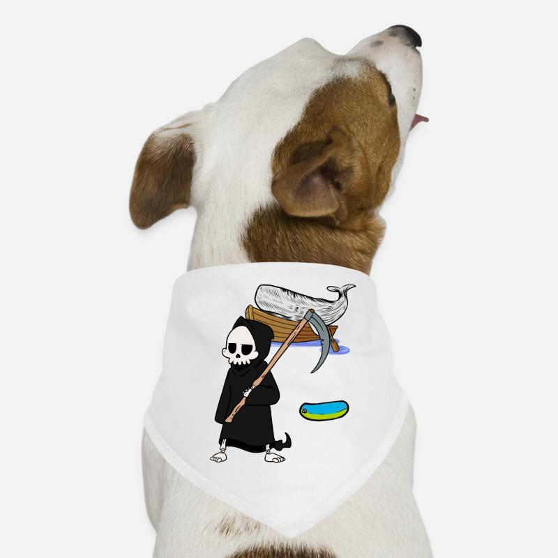Meeressäuger Wal Fisch Sensenmann Umweltschutz Hunde-Bandana