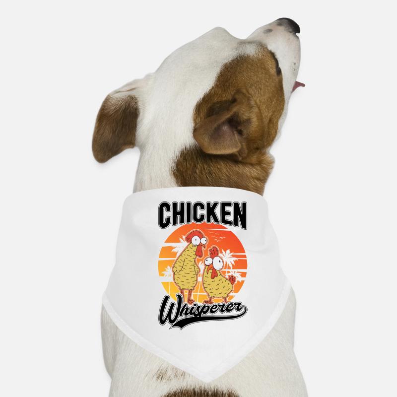 Poulets Chuchoteur Élevage de poulets Éleveur de poulet Bandana pour chien