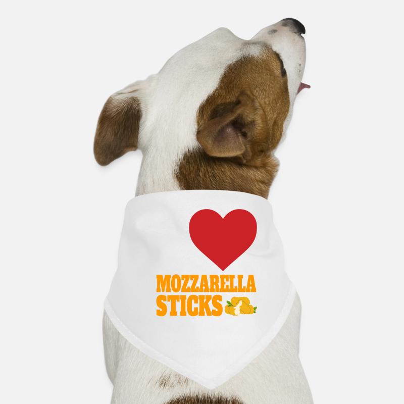 I love mozzarella sticks Dog Bandana