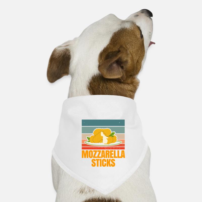Nur ein Mädchen, das Mozzarella-Sticks liebt Hunde-Bandana