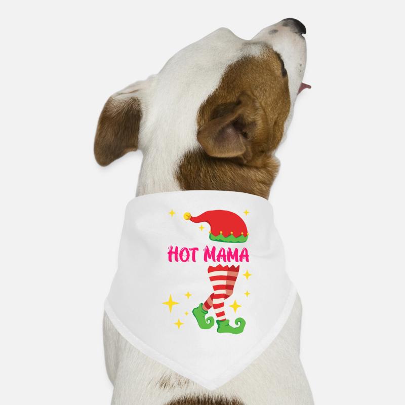 The Elf Mutter Elfe - Hunde-Bandana - Weiß