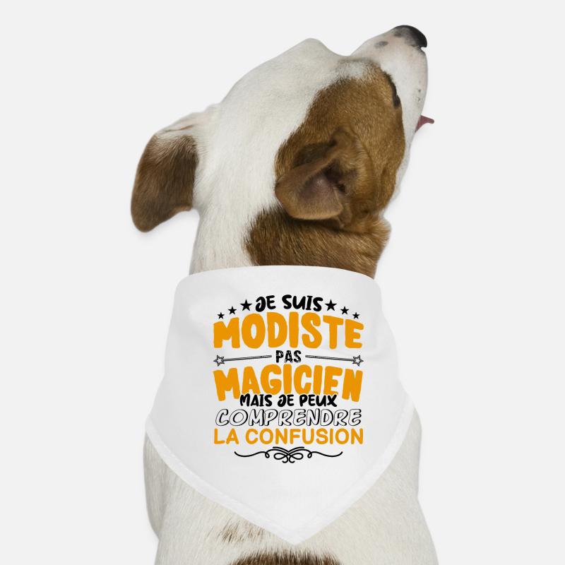 Modiste pas Magicien | le Meilleur Modiste cadeau Bandana pour chien