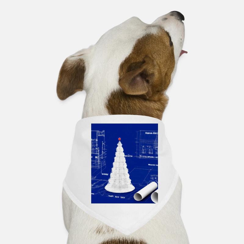 Plan schématique de l’arbre de Noël Bandana pour chien