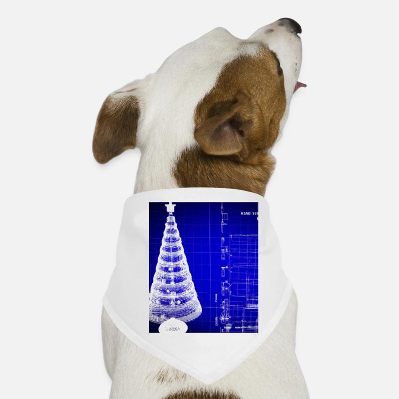 Plan schématique de l’arbre de Noël de Noël Bandana pour chien