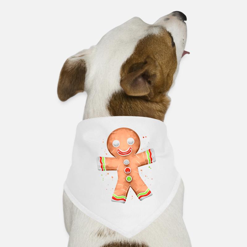 Gingerbread Man Joyeux Noël Bandana pour chien