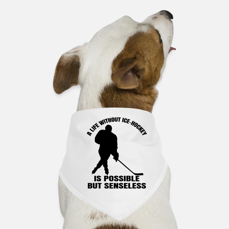 Eishockeyteam Eishockey Wintersport Geschenk Hunde-Bandana