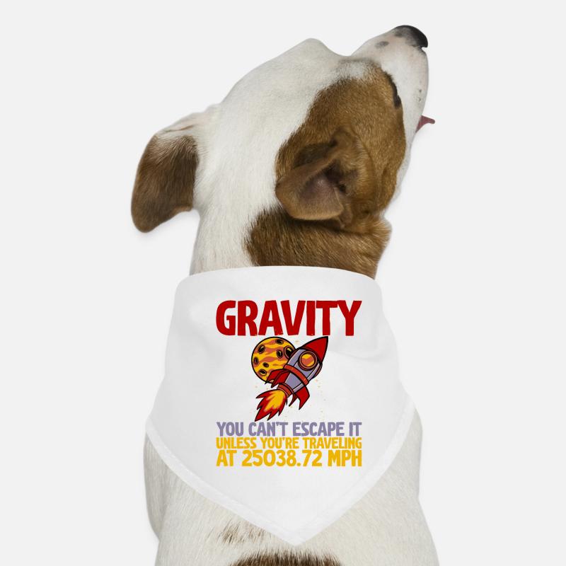 Gravity, You Can't Escape It 2 Hunde-Bandana