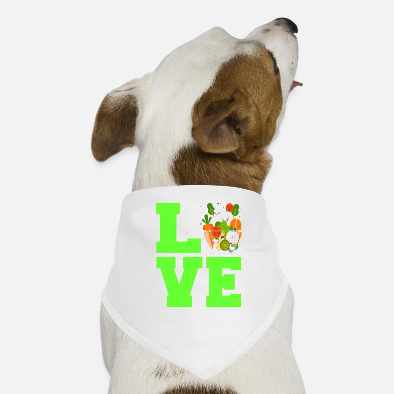 Love salad Dog Bandana