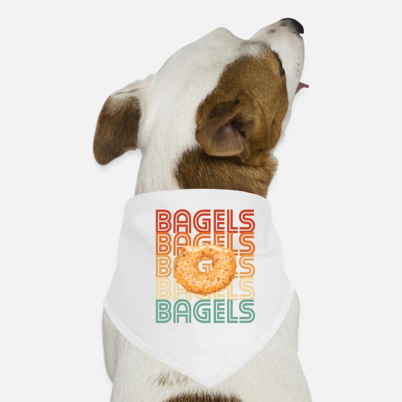 Bagel Bagels Geschenk Hunde-Bandana