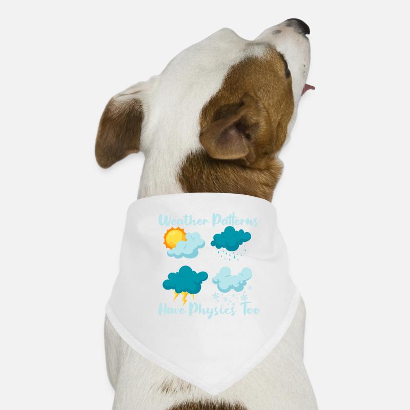 Physik Phyiker Angewandte Physik - Hunde-Bandana - Weiß