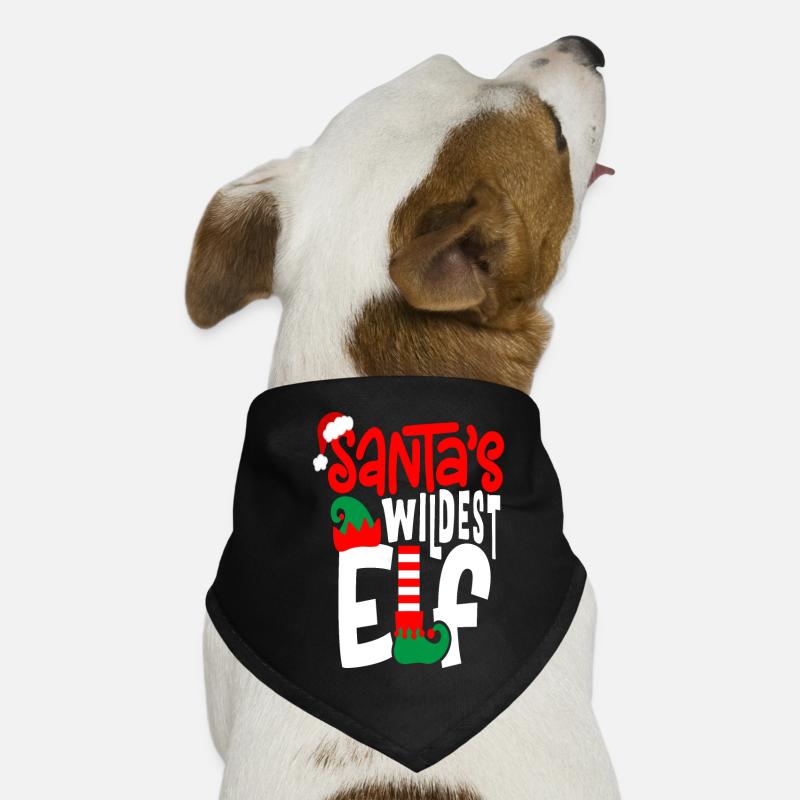 L’elfe le plus sauvage du Père Noël Bandana pour chien