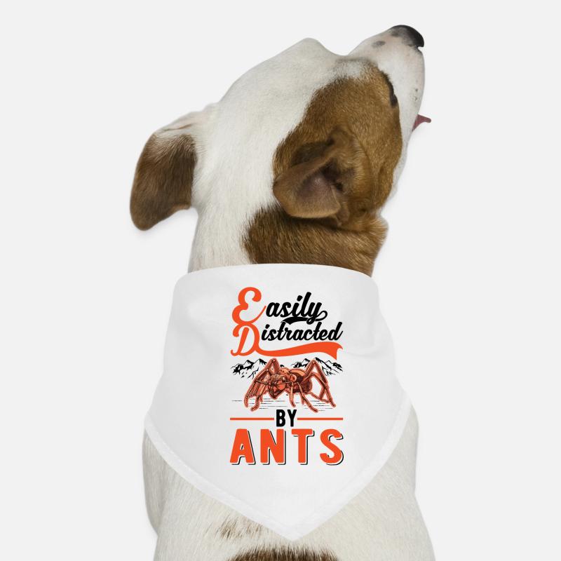Easily distracted by ants anthills Dog Bandana