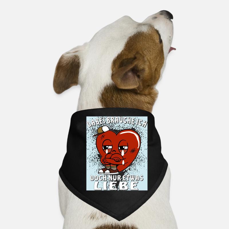 HEART JUST NEED SOME LOVE Dog Bandana