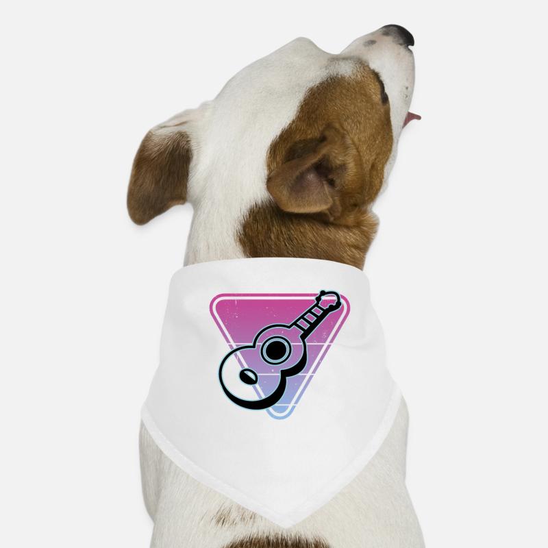 Ukulelen Vitage Hunde-Bandana