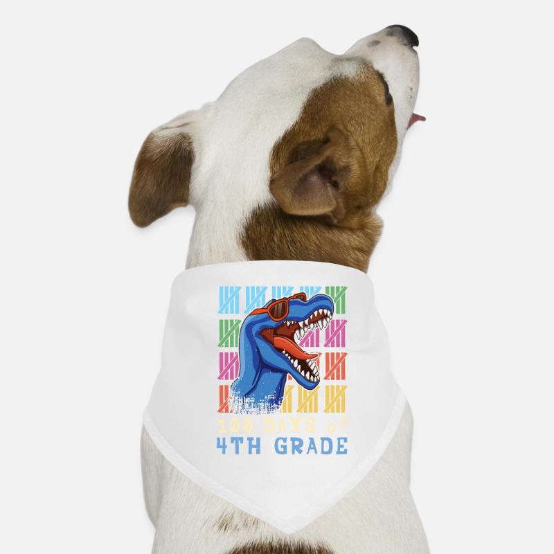 Roar 4. Klasse 100. Dinosaurier 100 Tage Schule Hunde-Bandana