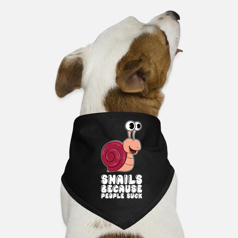 Snails because humans are shit Dog Bandana
