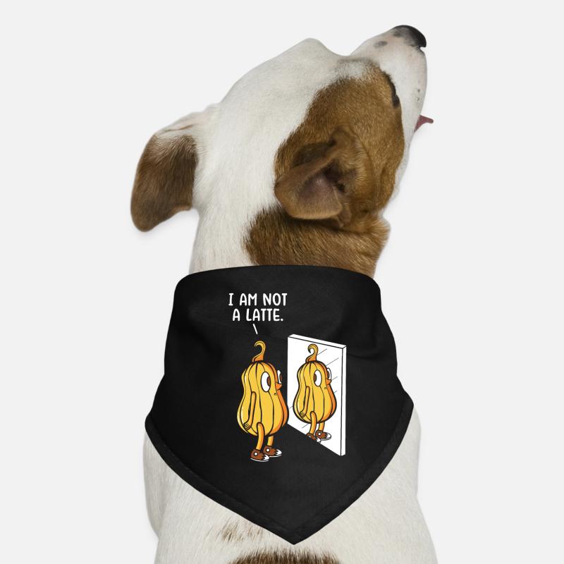 Pumpkin Latte Lover Café Pumpkin Spice Latte Bandana pour chien