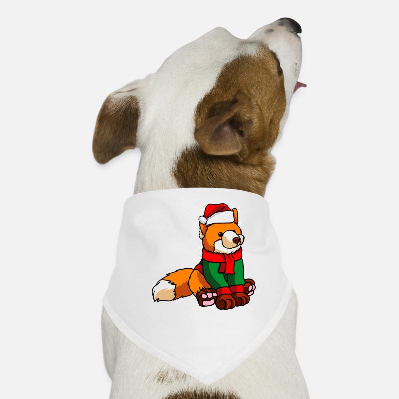 Fuchs Weihnachtsmann Hunde-Bandana