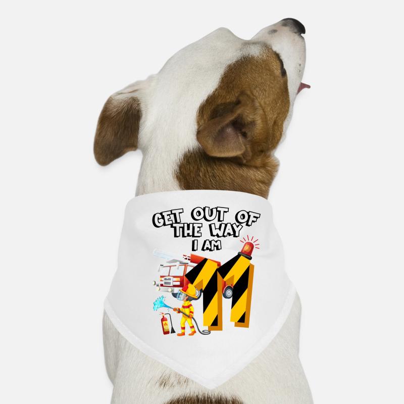 Pompier Pompiers J’ai 11 ans Bandana pour chien