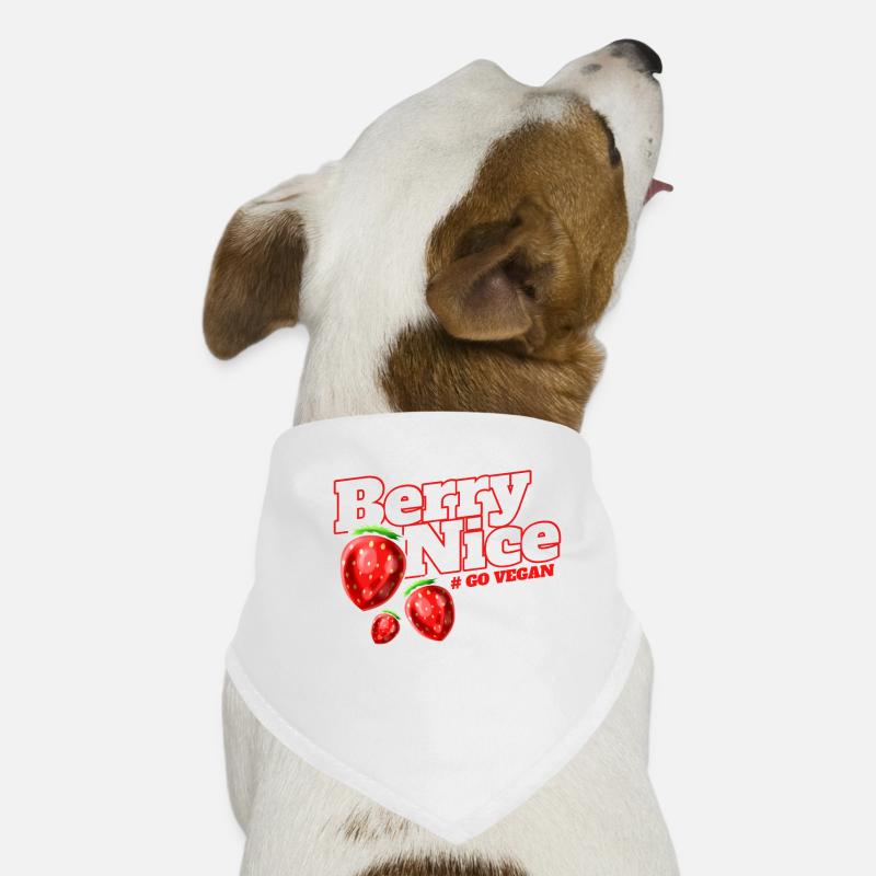 Je suis Berry Nice parce que je suis végétarien - Go Bandana pour chien